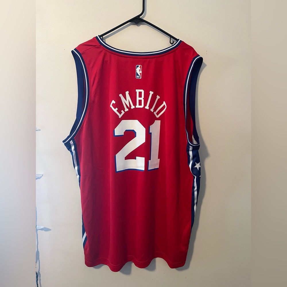 NWT Fanatics Joel Embiid 76ers Jersey, Men’s XXL